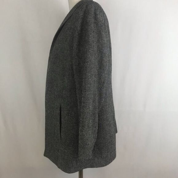 MARINA RINALDI Heather Gray Wool Cardigan Jacket Sz 23 US Medium - Picture 2 of 6